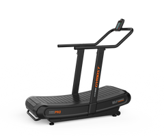 GYMOST Curved Treadmill, Self-Generated Curve Manual Treadmill with 4 Resistance Levels, Ideal for Commercial & Home Running Use