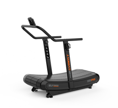 GYMOST Curved Treadmill, Self-Generated Curve Manual Treadmill with 4 Resistance Levels, Ideal for Commercial & Home Running Use