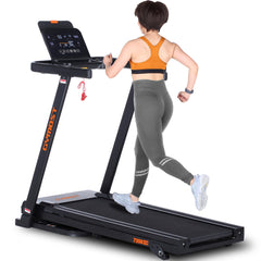 GYMOST Treadmills for Home 2.5HP Folding Treadmill with LCD Display,Incline Treadmill 300 LBS Weight Capacity for Walking and Running Exercise Machine